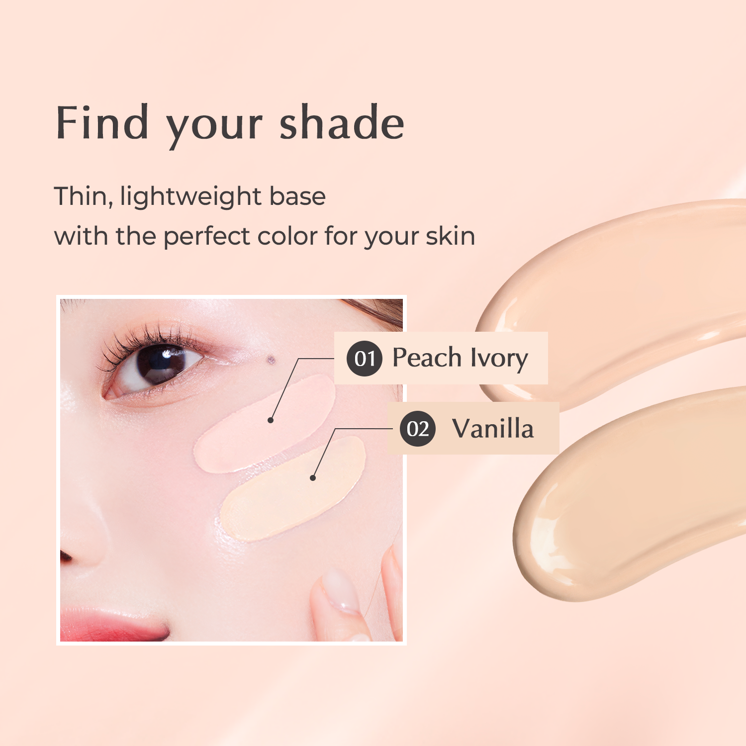 UNICONIC Semi Matte/Glow Silky Blur Air Cushion Foundation UV SPF50+ PA+++ 15g (2 shades) - SELF BEAUTY