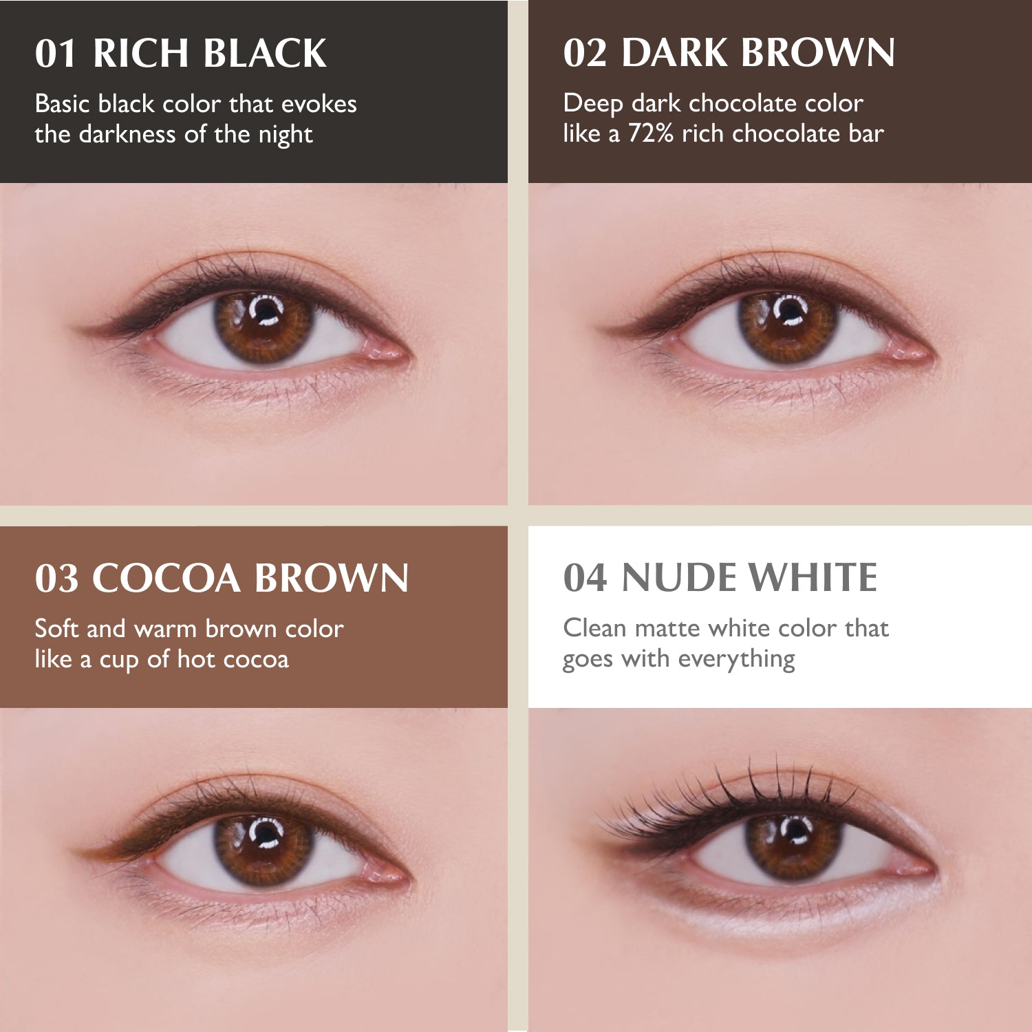 Self Beauty Veganize Slim Gel Pencil Eyeliner 0.004oz - Vegan Cruelty Free - SELF BEAUTY