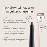 Self Beauty Veganize Slim Gel Pencil Eyeliner 0.004oz - Vegan Cruelty Free - SELF BEAUTY