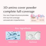 UNICONIC Semi Matte/Glow Silky Blur Air Cushion Foundation UV SPF50+ PA+++ 15g (2 shades) - SELF BEAUTY