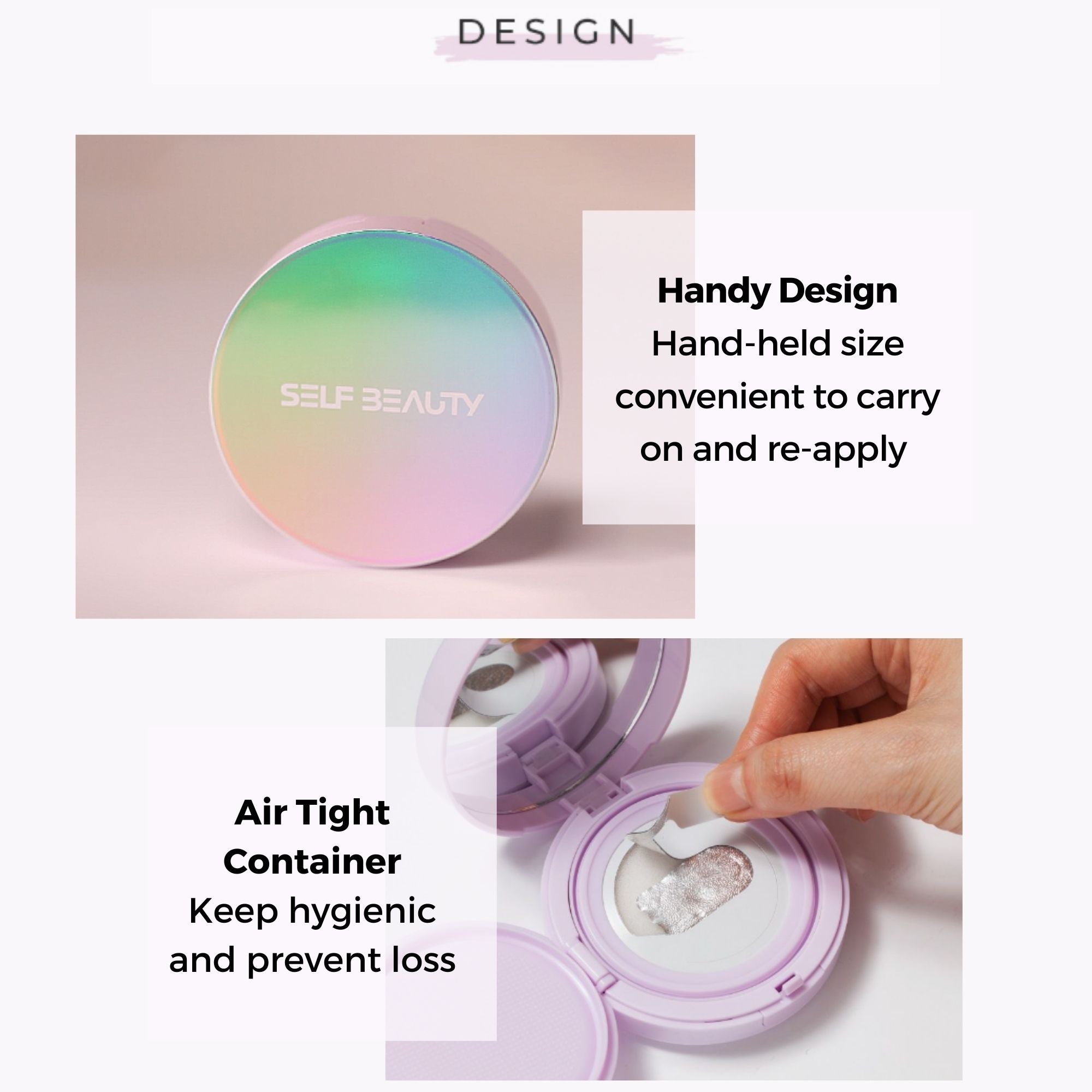 UNICONIC Moisturizing Hyaluronic Acid Air Cushion Foundation UV SPF50+, PA++++ 0.53oz ,15g (2 Shades) - SELF BEAUTY