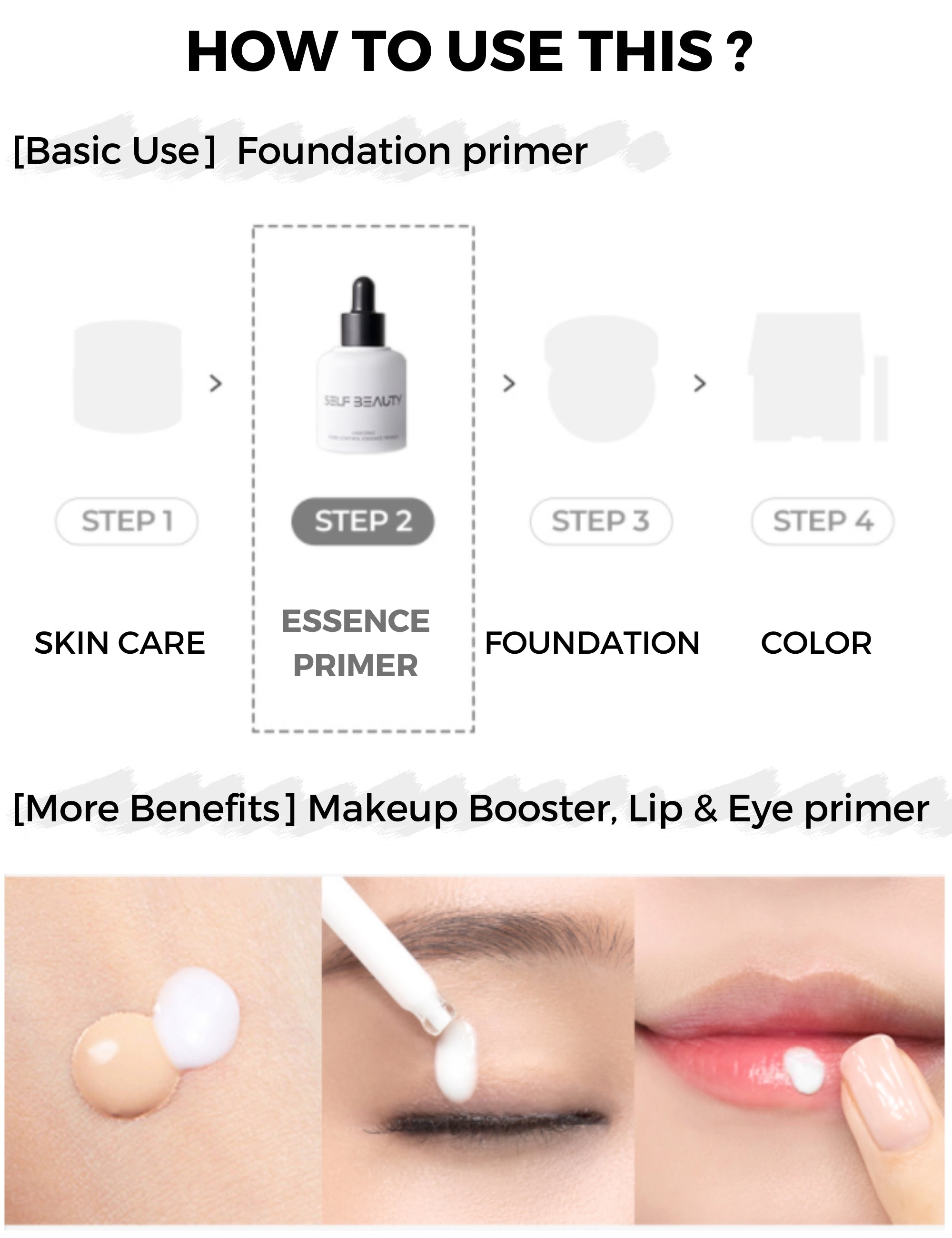 UNICONIC Pore Blurring Face Serum to Primer for Oily Skin 1.01fl.oz (30ml) - SELF BEAUTY
